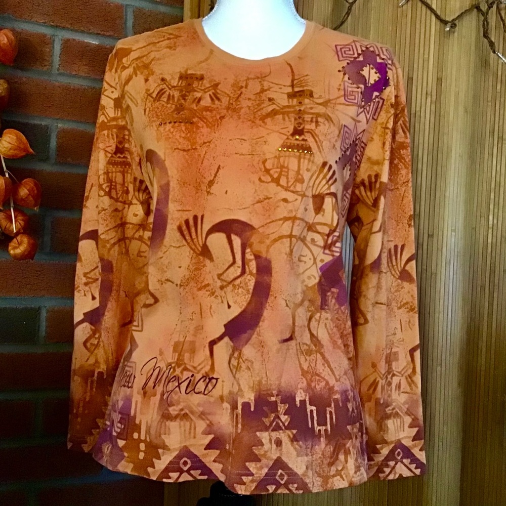 New Mexico Kokopeli Tee Size Medium